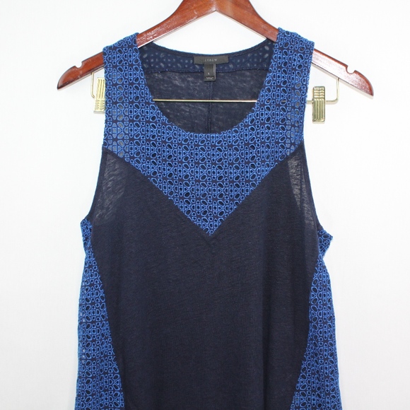 J. Crew Linen Tank Top, sz: L - Picture 3 of 8